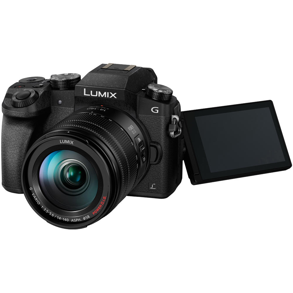 Panasonic DMCG7HK 16 MP Lumix DMC-G7 4K Wifi Digital Camera with 14-140mm Lens