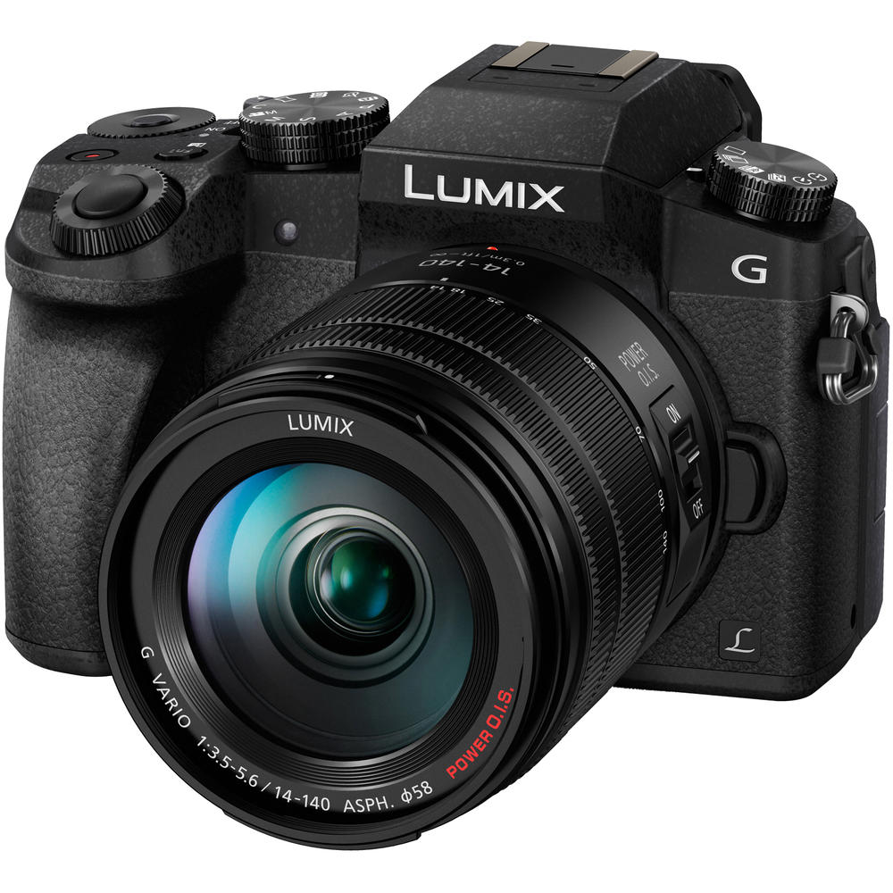 Panasonic DMCG7HK 16 MP Lumix DMC-G7 4K Wifi Digital Camera with 14-140mm Lens