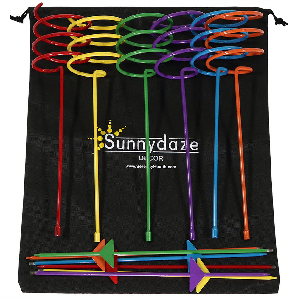 Sunnydaze Decor 6pc. Outdoor Drink Holder Stakes - Multicolor