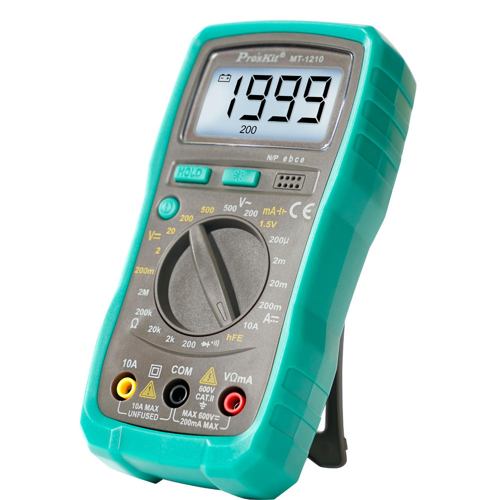 Eclipse 3-1/2 digits 1999 Counts Compact Digital Multimeter with ...