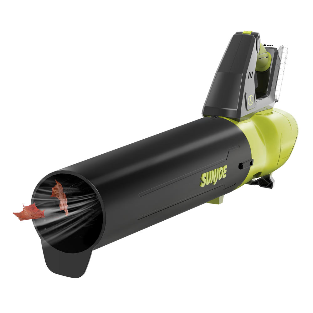 Sun Joe 24V-JB-LTE 24-Volt iON+ Cordless Turbine Jet Blower | 350 CFM Max Kit | W/ 2.0-Ah Battery and Charger
