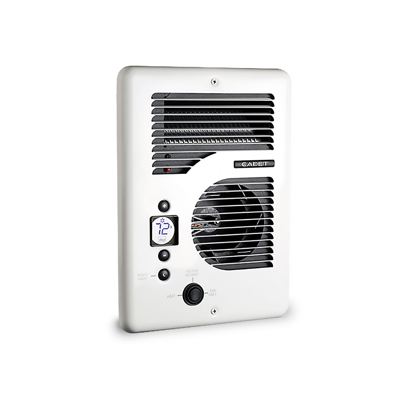 CADET CEC163TW 120/240-Volt Electric Fan Wall Heater – White