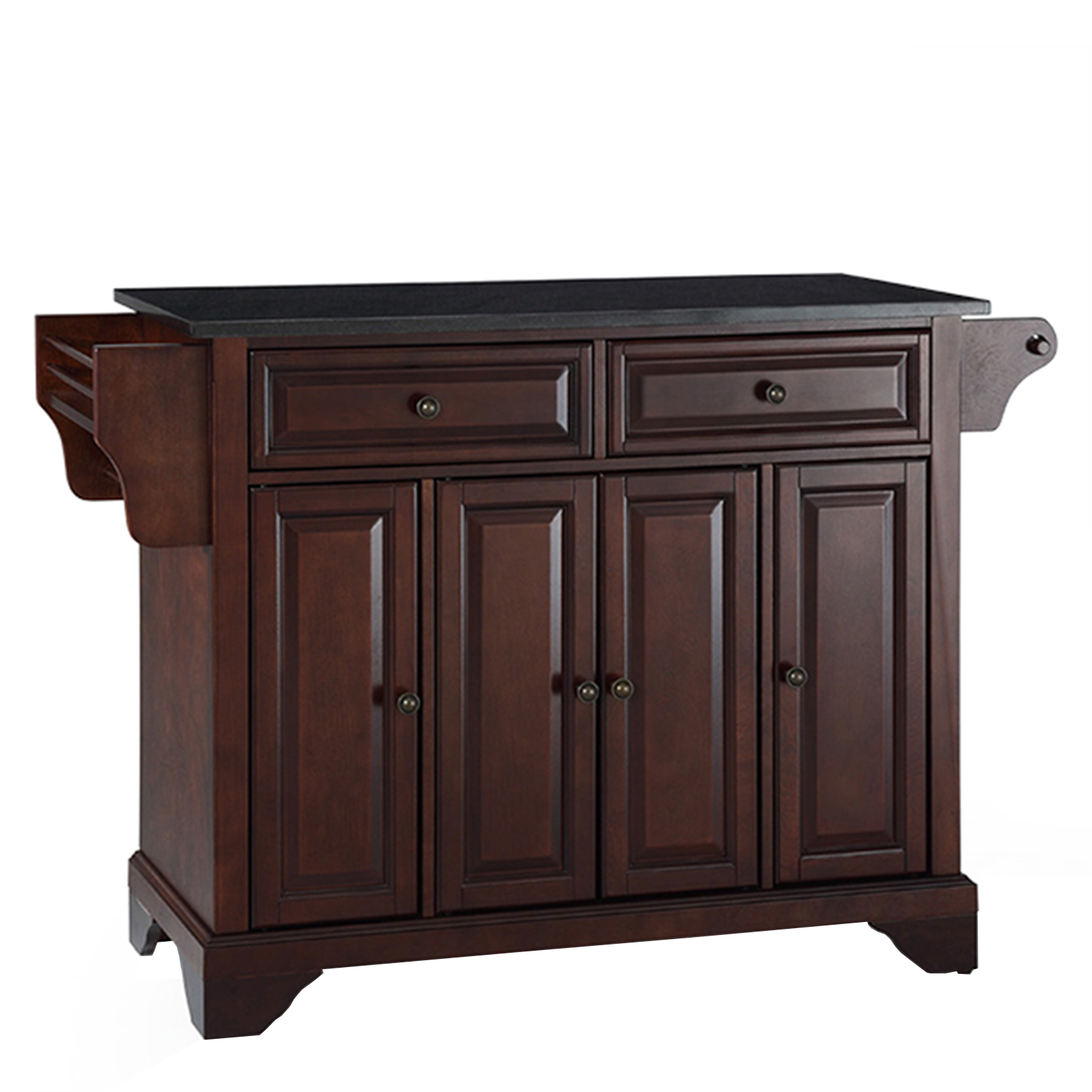 Crosley Furniture LaFayette Hardwood Vintage Mahogany Kitchen Island