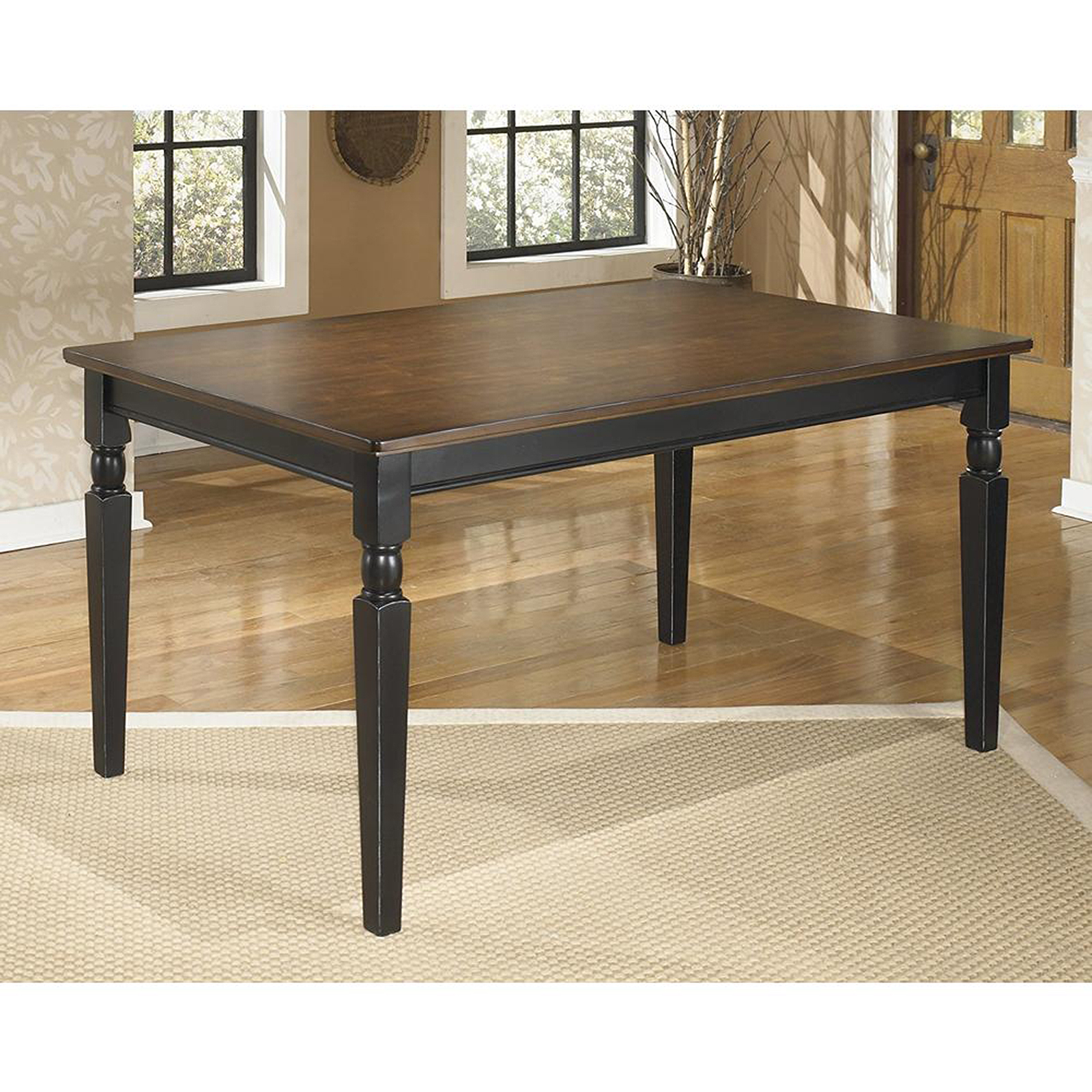 Ashley Owingsville Rectangular Dining Table - Brown