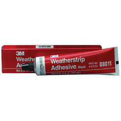 3M Super Weatherstrip Adhesives, 5 Oz Tube, Black - 1 per EA - 7010362993