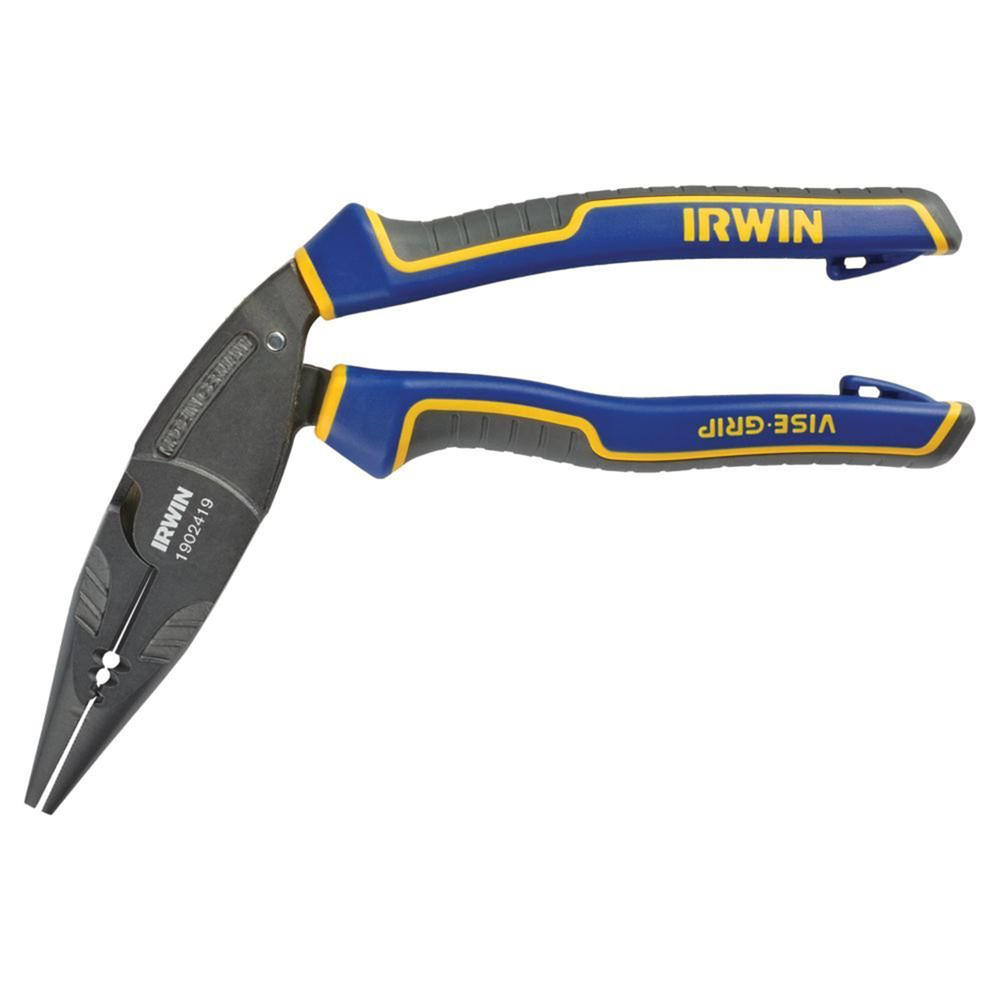 Irwin 1902419 8in. Tilted Multi-Purpose Vise-Grip Long Nose Pliers
