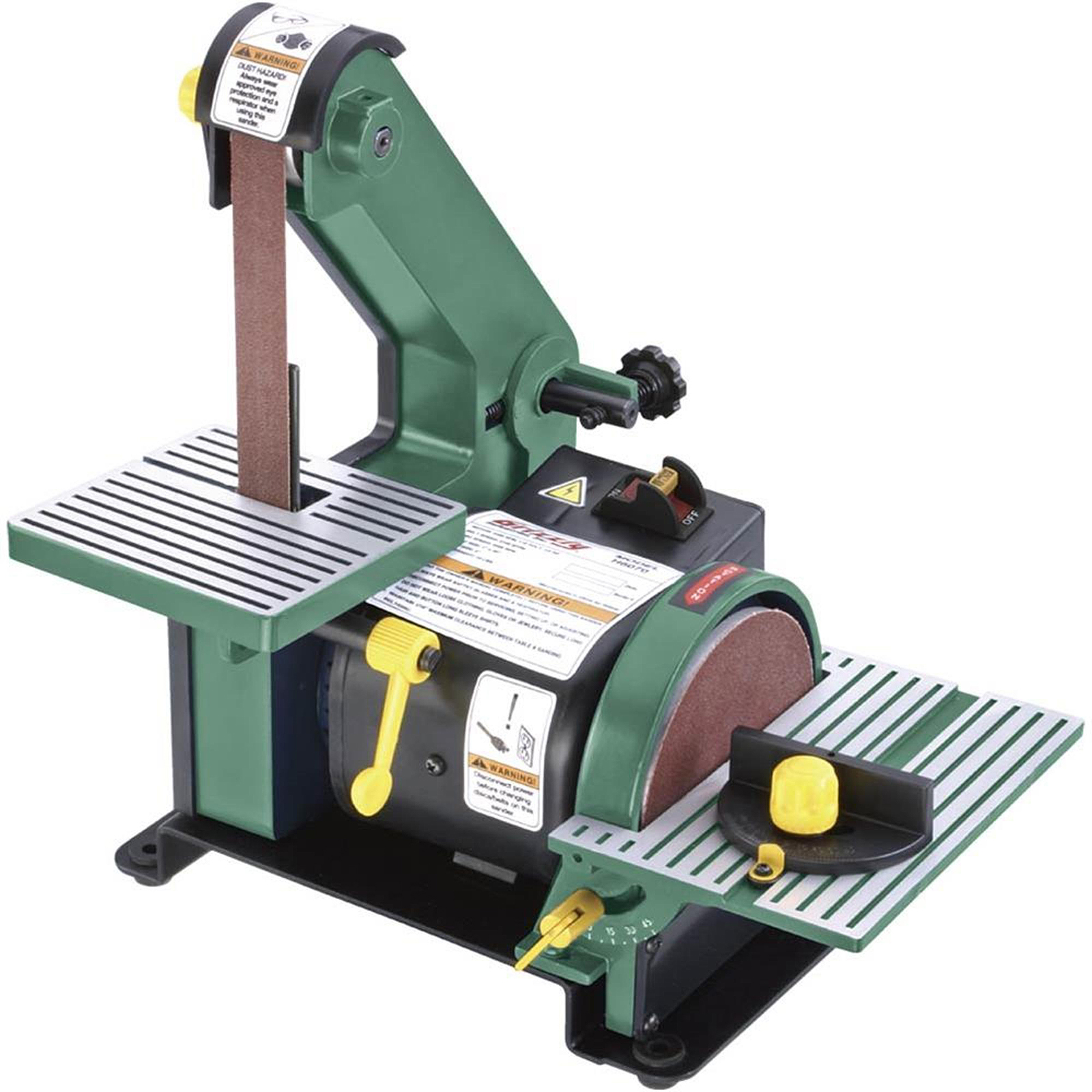 Grizzly H6070 1/3HP 110V 1in.x30in. Benchtop Belt Sander with 5in. Disc