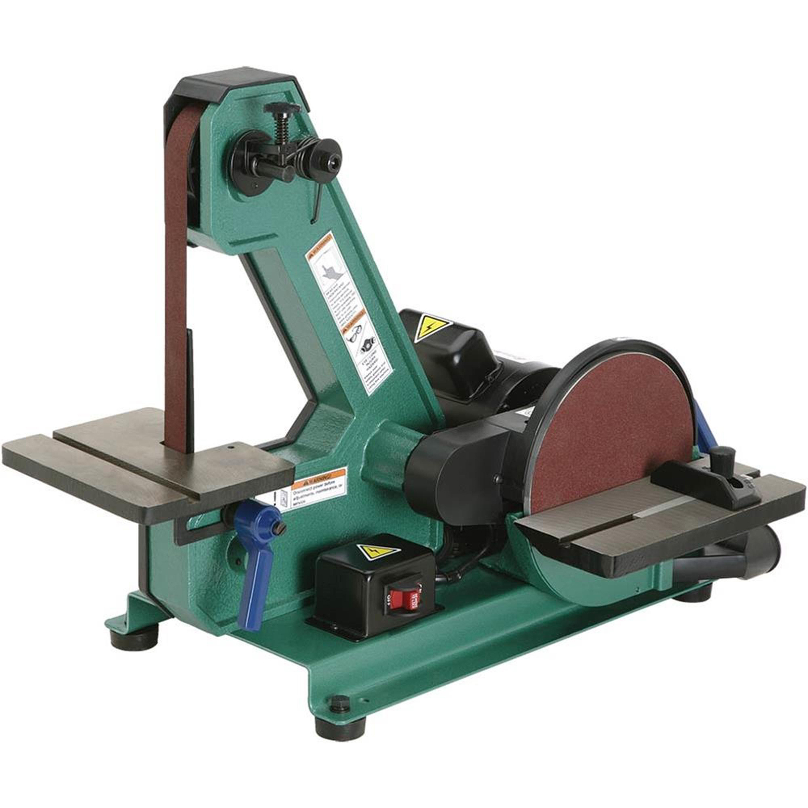 Grizzly H8192 1/3HP 1in.x42in. Belt Sander with 8in. Aluminum Disc