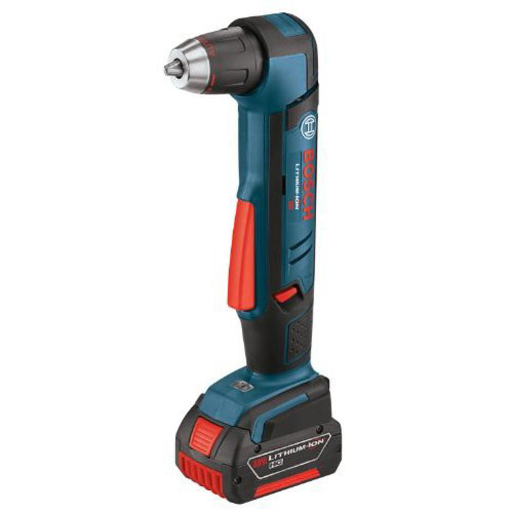 Bosch ADS181102 18V Lithium Ion Cordless Right-Angle Drill Driver with Batteries