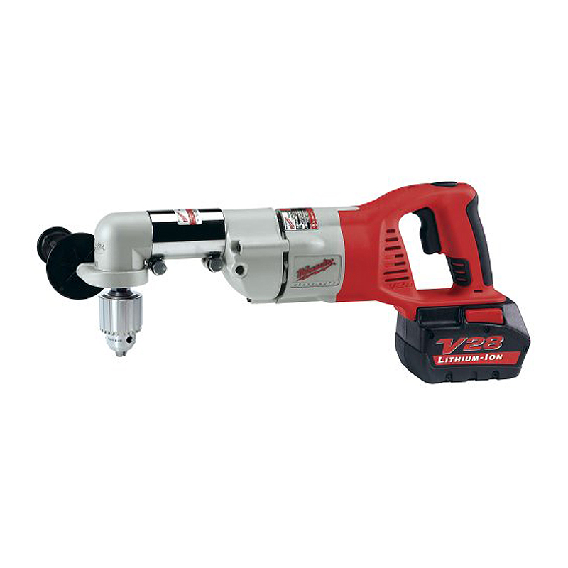 Milwaukee 072121 28V Cordless LiIon Right Angle Drill Kit with Side