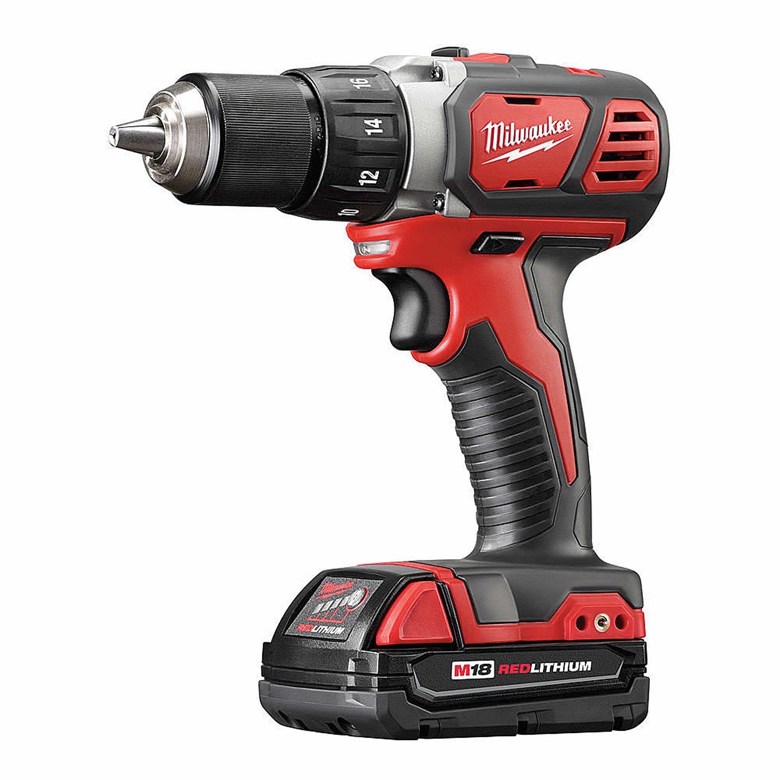 Milwaukee 2606-22CT 18V 1/2in. Compact Drill/Driver Kit with  Battery, Charger and Case