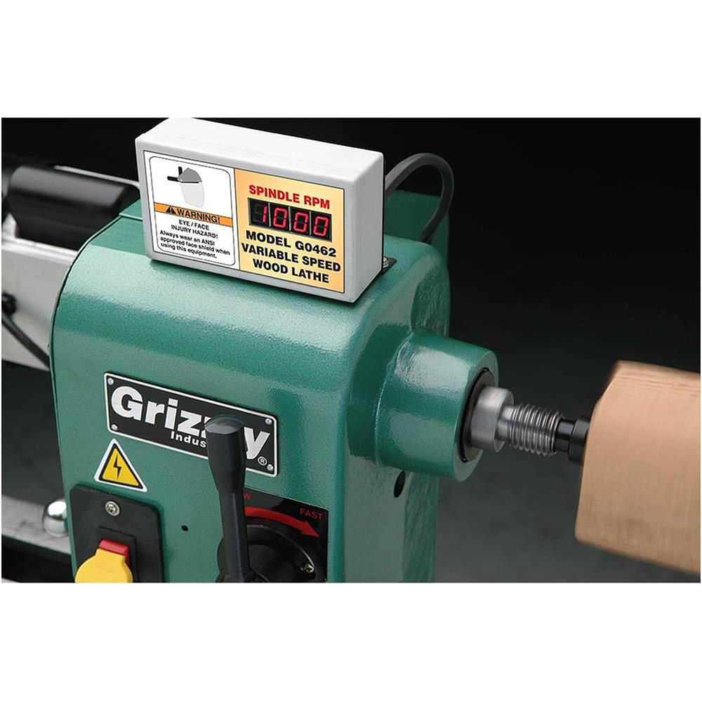 Grizzly G0462 2HP Corded Wood Lathe With Digital Readout