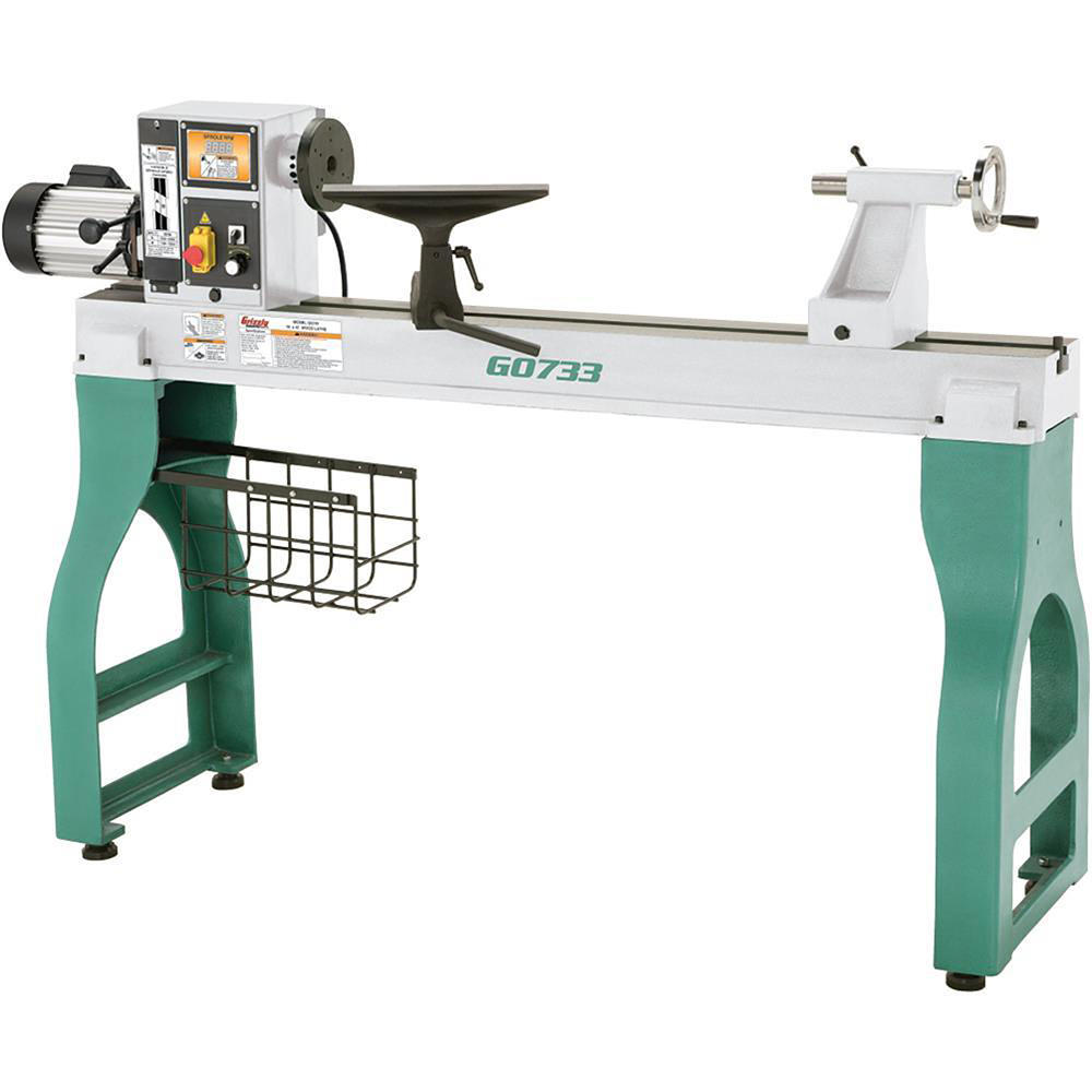 Grizzly G0733 18in. x 47in. Corded Heavy Duty Wood Lathe