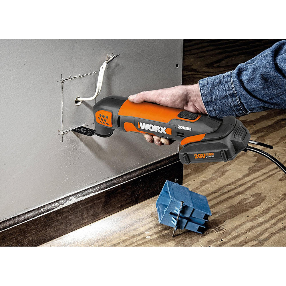 Worx WX682L 20V Cordless Oscillating Tool with Variable Speed