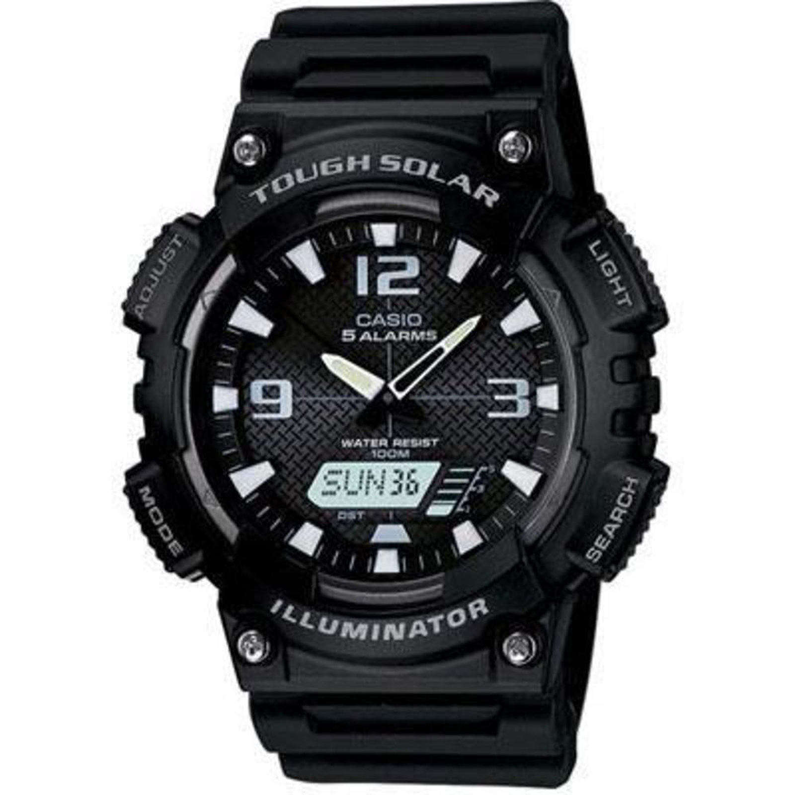 Casio AQS810W-1AV Men’s Illuminator Resin Watch - Black