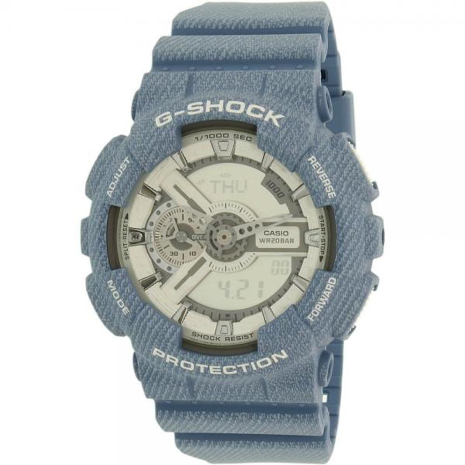 Casio Men's G-Shock Resin Quartz Watch - Blue