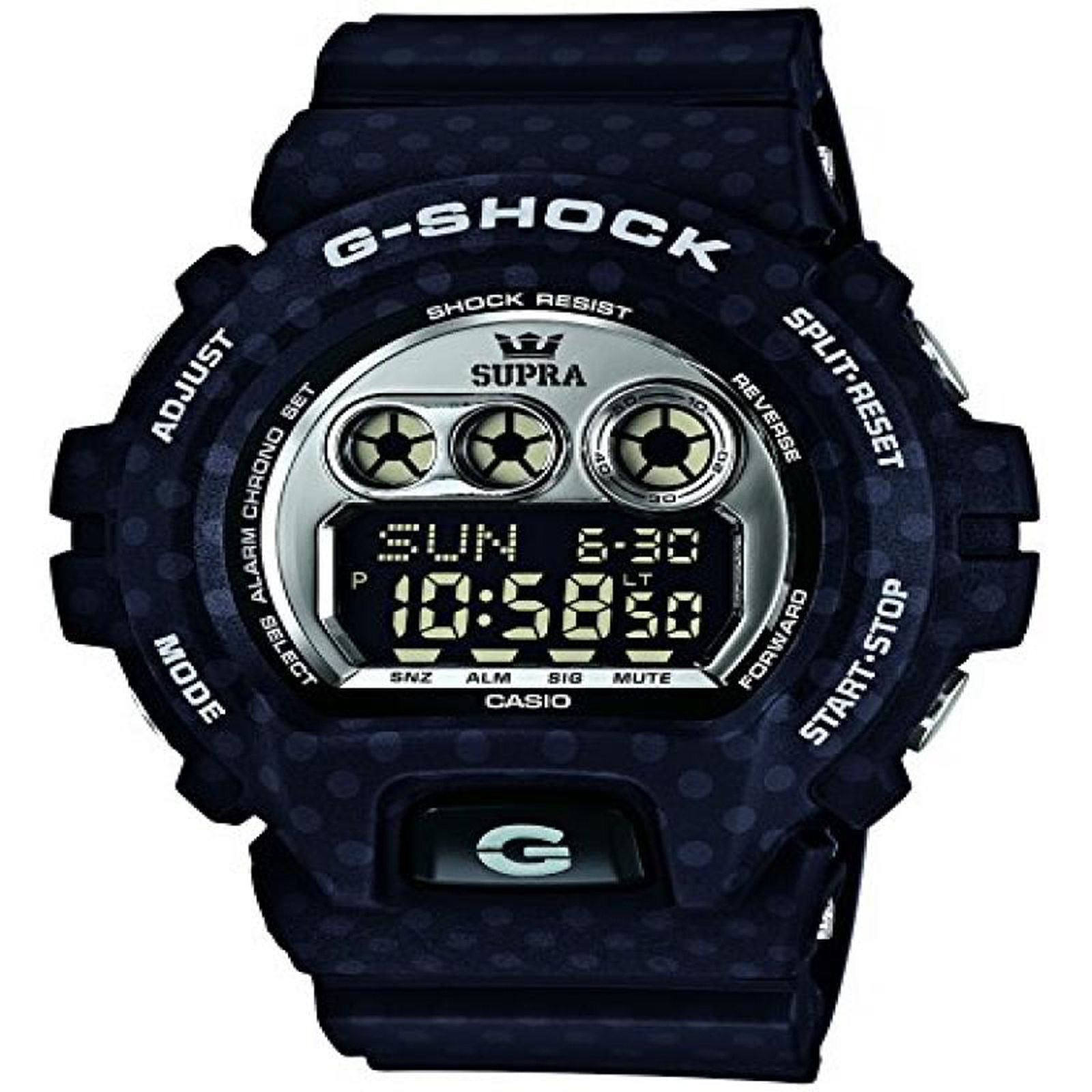 Casio Men’s G-Sock Supra Resin Digital Watch - Black