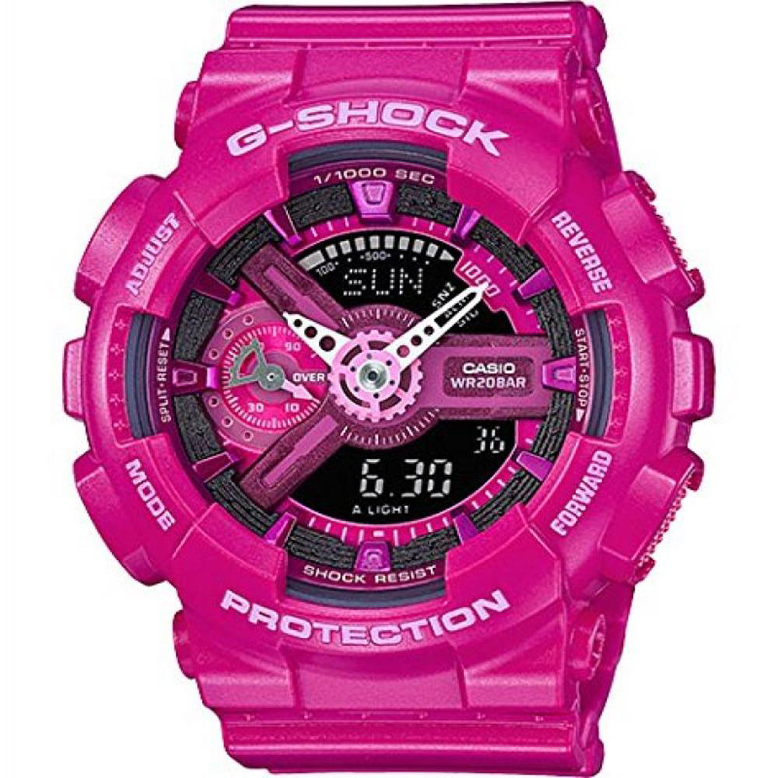 Casio Women’s G-Shock Resin Analog Digital Watch - Pink