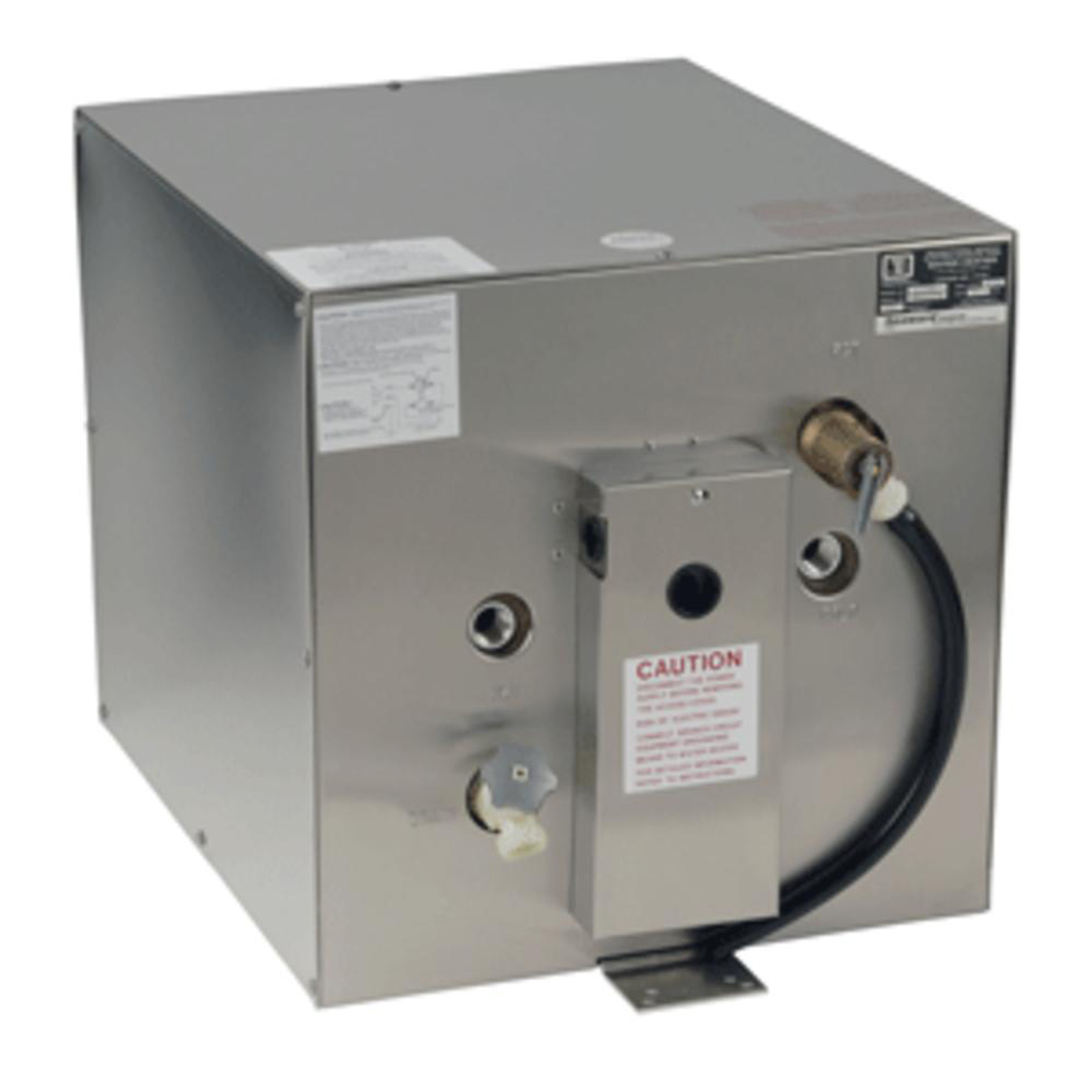 Whale Marine S1200  Seaward Water Heater With Rear Heat Exchanger - Stainless Steel
