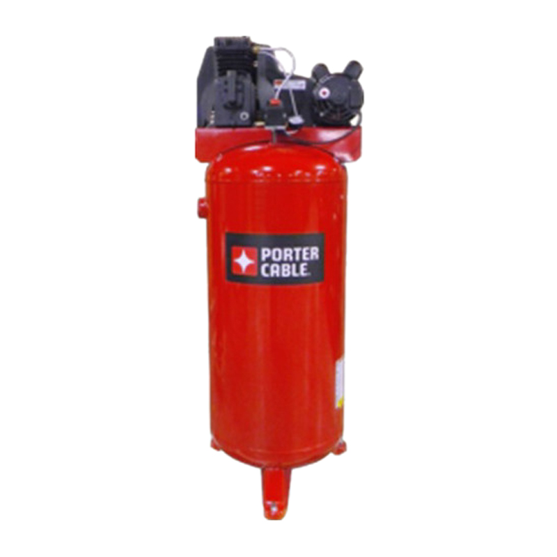 Porter-Cable PXCMLC3706056 3.7HP Single Stage 60gal. Oil-Lube Stationary Vertical Air Compressor with Pressure Gauge