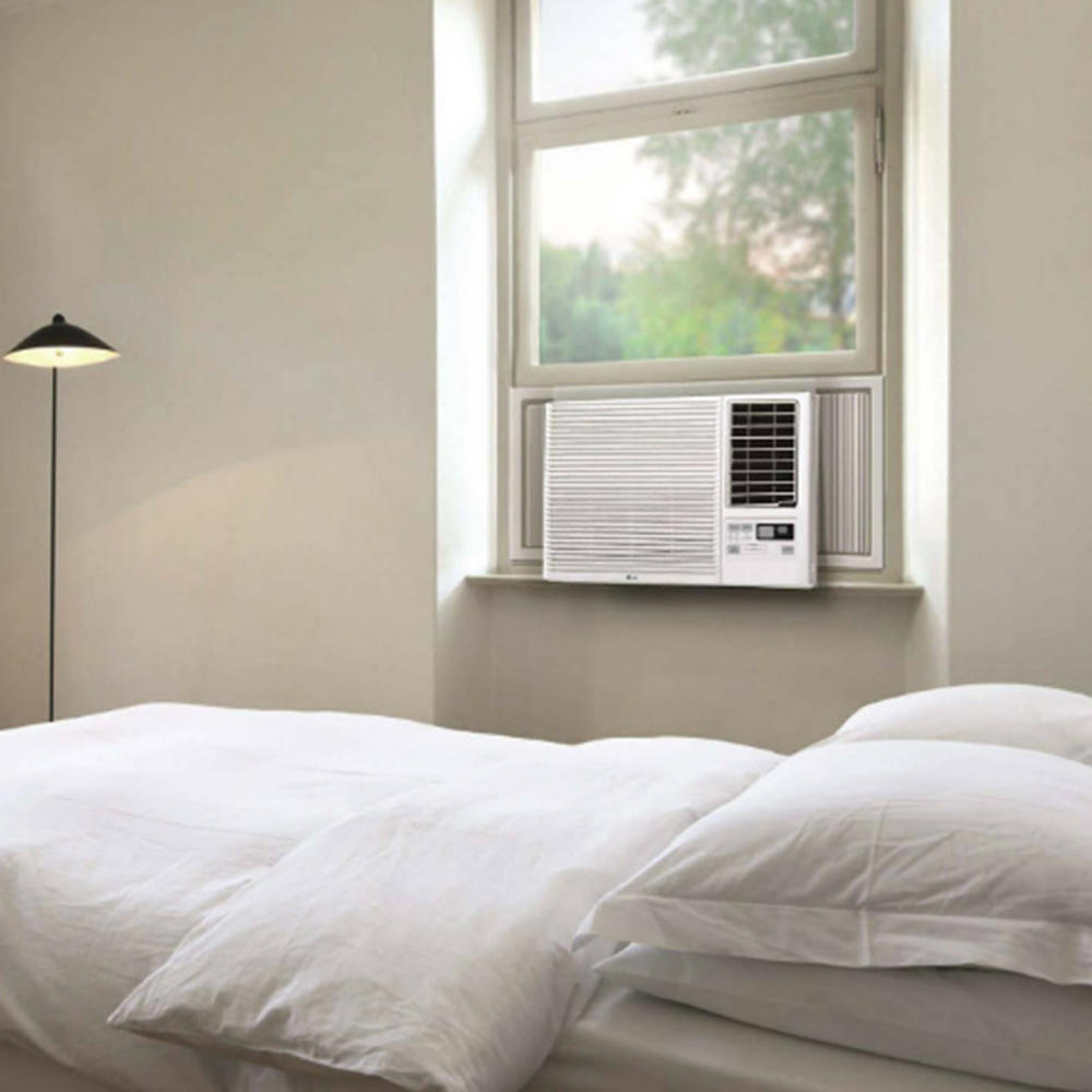 LG LW8016HR 7500BTU Cool/Heat Window Air Conditioner and Heater White
