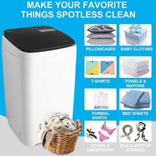 Nictemaw 15.5lb Fully Automatic Portable Washer and Dryer - Sears
