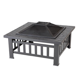 Fire Sense 23 Steel Wood Square Fire Pit Sears Marketplace
