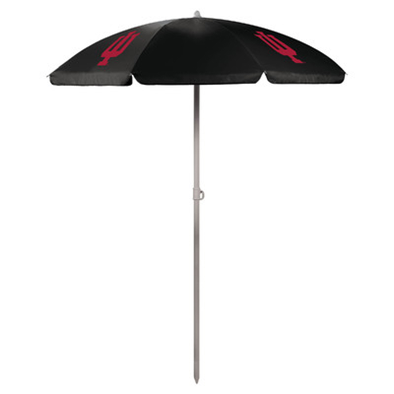 Picnic Time 5.5' Hexagonal Beach Umbrella - Hunter Green