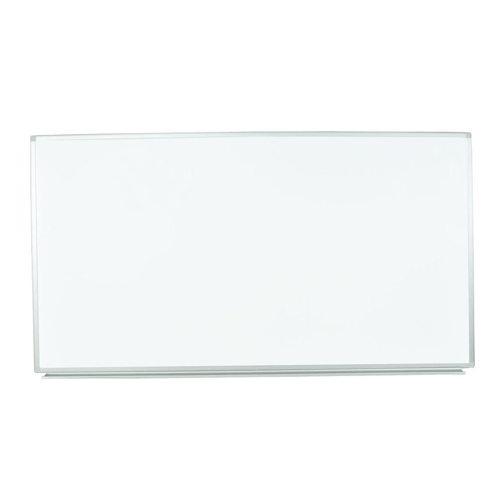 Luxor  Universal Magnetic Dry Erase 72 X 40 Classroom Wallmount Whiteboard With Aluminium Frame And Tray - 626-WB7240W