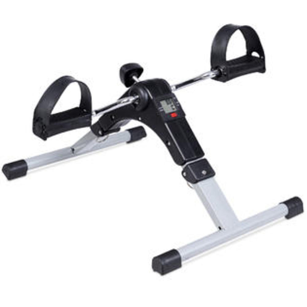 Goplus Folding Fitness Pedal Stationary Under Desk Indoor Exercise Bike