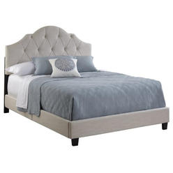 Pulaski Mason All-in-1 Fully Upholstery Tuft Saddle Bed, Queen
