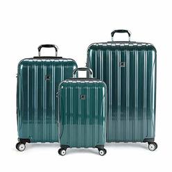 Delsey Luggage DELSEY Paris Helium Aero Hardside Expandable Luggage with Spinner Wheels, Teal, 3-Piece Set (21/25/29)