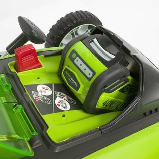 Greenworks 25322 G MAX 40V Li Ion 16 Inch Cordless Lawn Mower