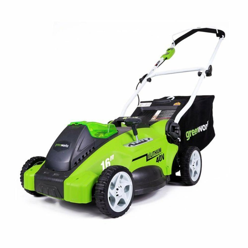 Greenworks 25322  G-MAX 40V Li-Ion 16-Inch Cordless Lawn Mower -