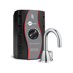 Insinkerator In-Sink-Erator H-HOT100C-SS In-Sink-Erator Hot Water Dispenser, Push, 5.375" Faucet  H-HOT100C-SS