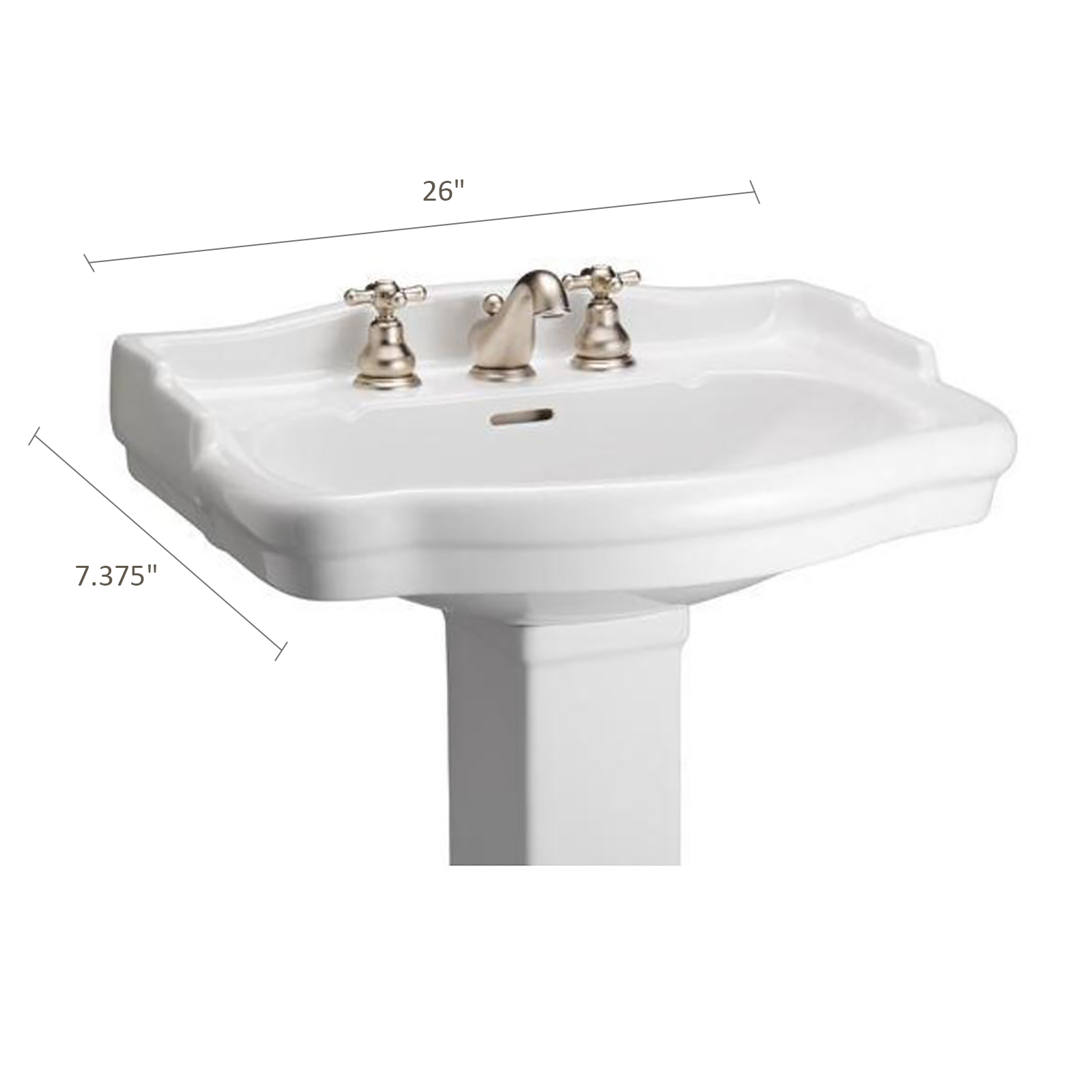 Barclay Stanford 660 36 Pedestal Lavatory Sears Marketplace Barclay Stanford 660 36 Pedestal Lavatory Sears Marketplace