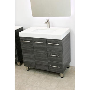 Free Standing Vanity Sink Set, Free Standing Bathroom Vanity With Sink