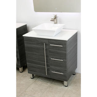 Windbay 30 Bathroom Vanity Single Vessel Sink Set Sears