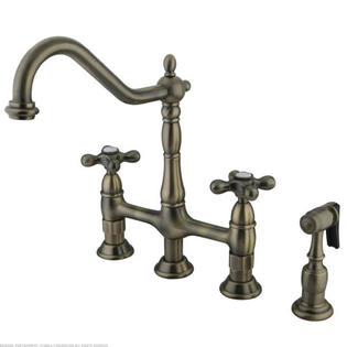 Kingston Brass Heritage 2 Handle Kitchen Faucet Sears Marketplace