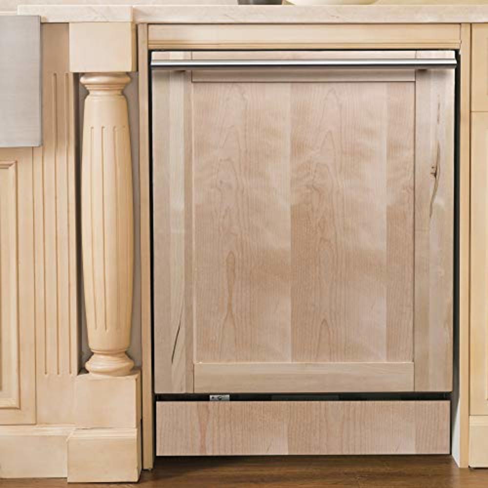 Zline Kitchen and Bath DW-UF-18 18" Top Control Dishwasher in Unfinished Wood with Stainless Steel Tub and Modern Style Handle