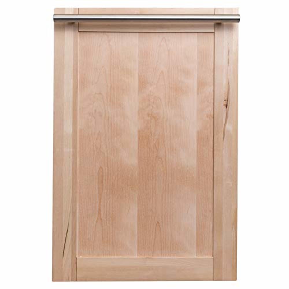 Zline Kitchen and Bath DW-UF-18 18" Top Control Dishwasher in Unfinished Wood with Stainless Steel Tub and Modern Style Handle