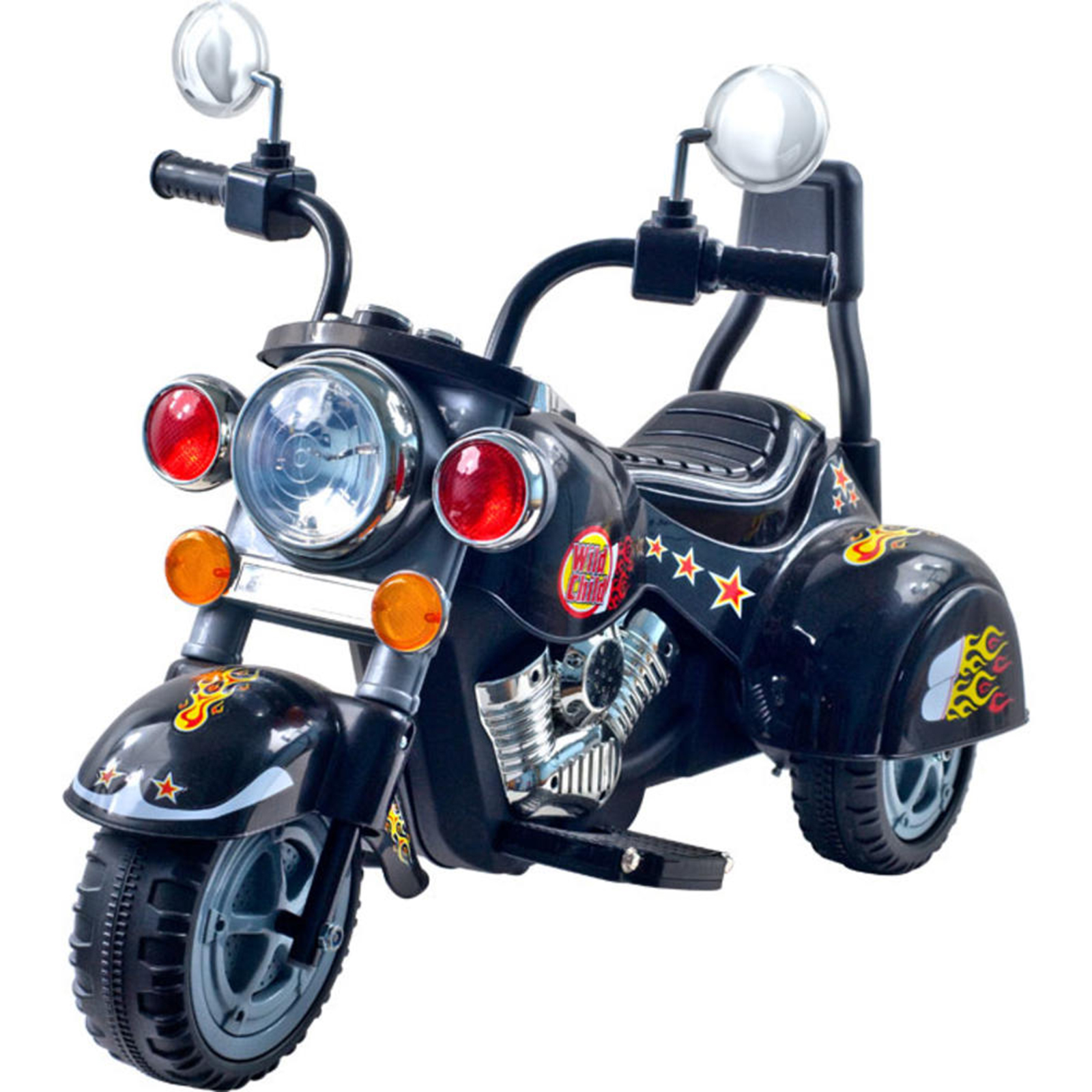 Lil' Rider 6V Battery Harley Style Wild Child Motorcycle - Black