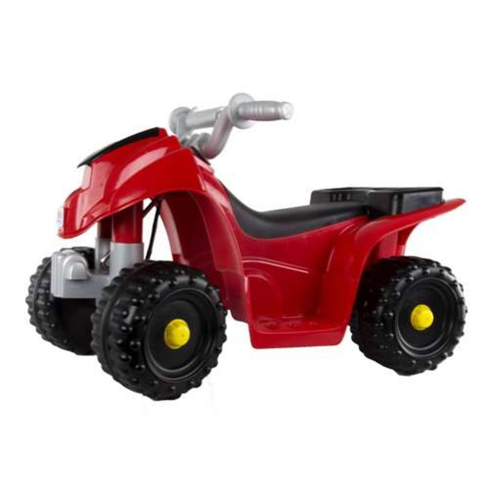 Fisher-Price 6V Power Wheels Kawasaki Lil' Quad with Push-Button Operation