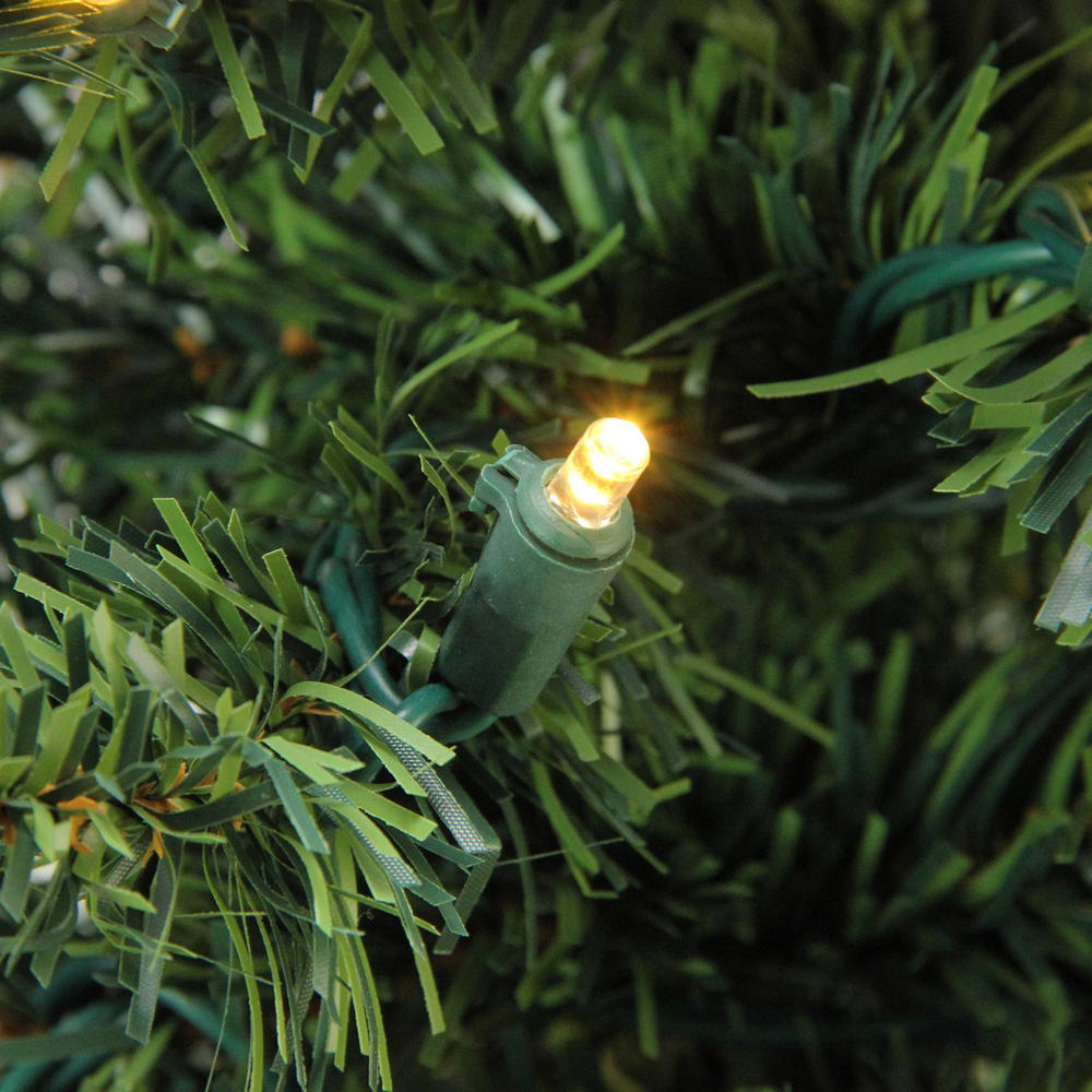 NorthLight 6' Pre-Lit Mixed Classic Pine Medium Tree with Warm Clear ...