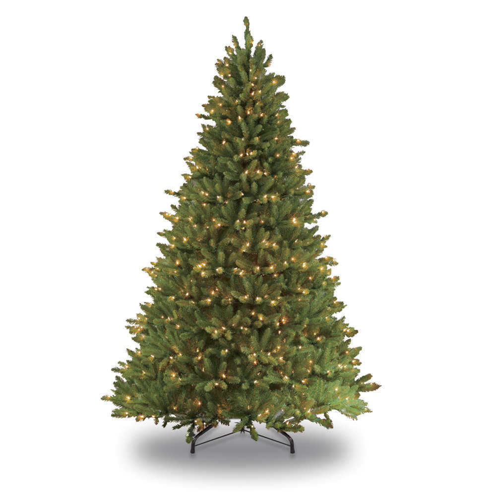 Puleo Tree Company 7.5' Pre-Lit Fraser Fir Artificial Christmas Tree with Clear Lights