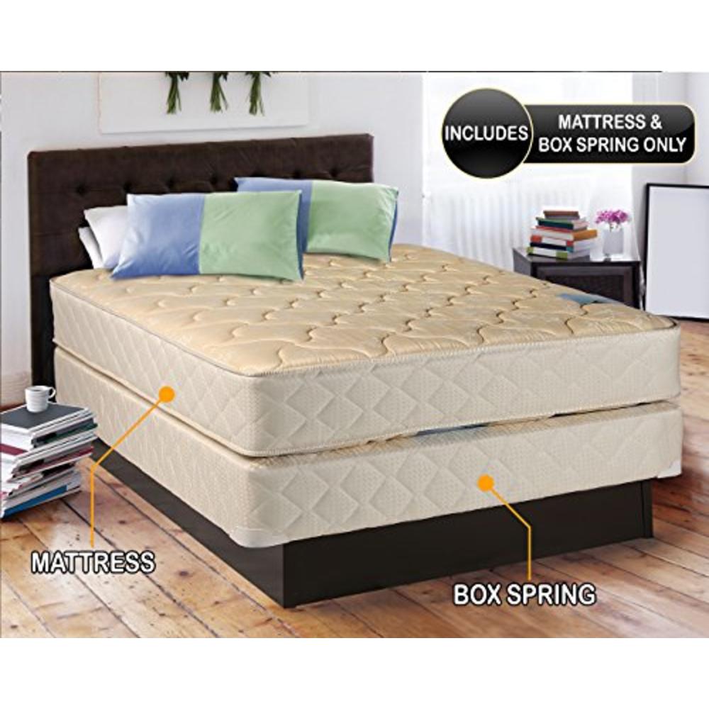 COMFORT BEDDING Dreamy Classic Queen Size Mattress and Box Spring Set