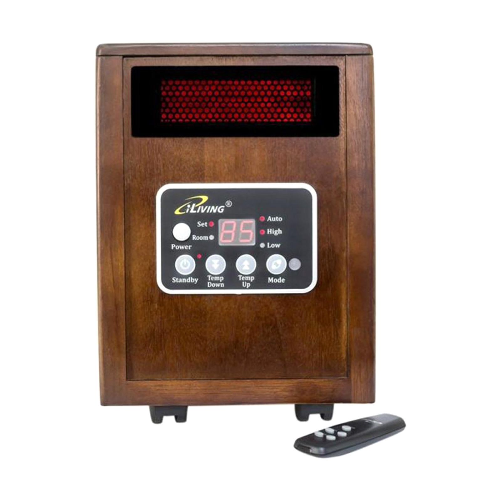 iLIVING ILG-918 5200BTU Infrared Portable Space Heater with Remote Control