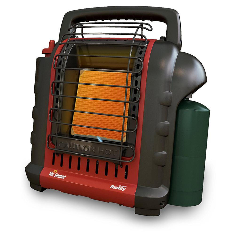 Mr. Heater HET32000629 9000BTU Indoor-Safe Portable Buddy Heater with Swivel Regulator