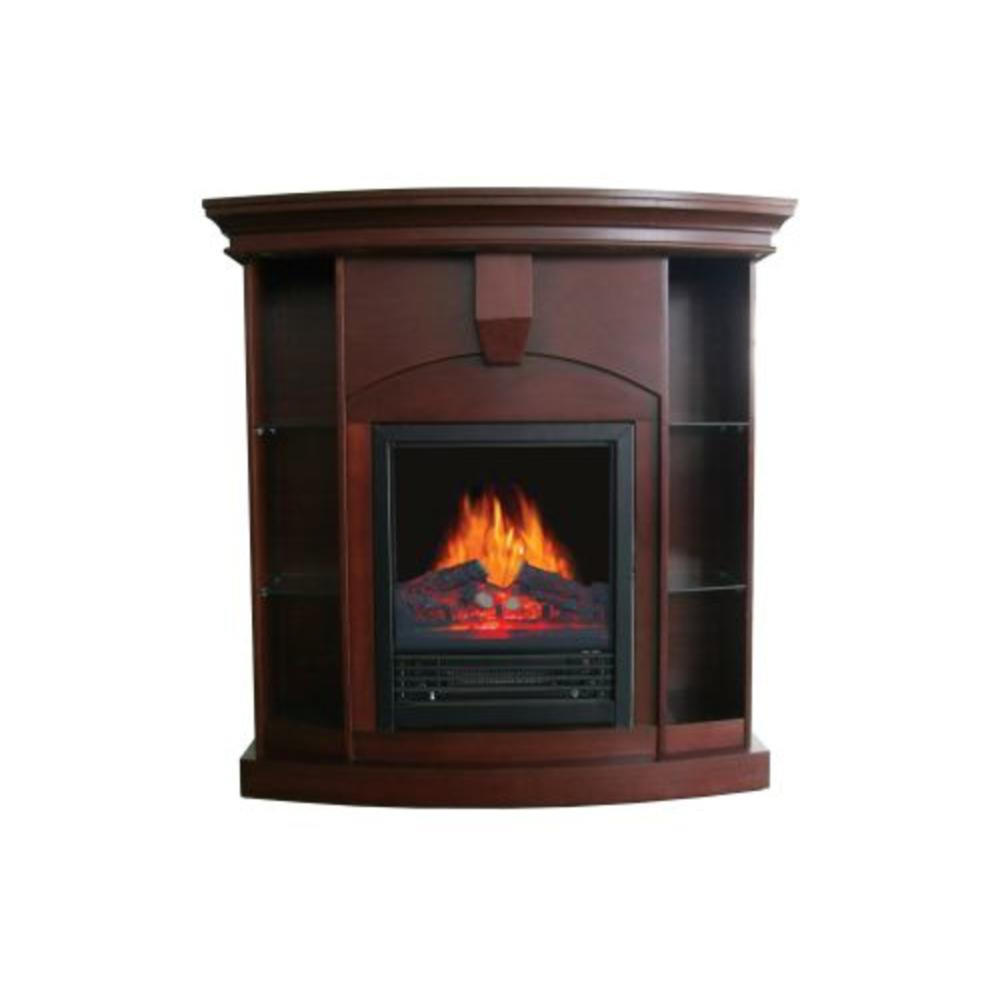 Stonegate Wessex MDF 5115BTU Corner Electric Fireplace with Shelves