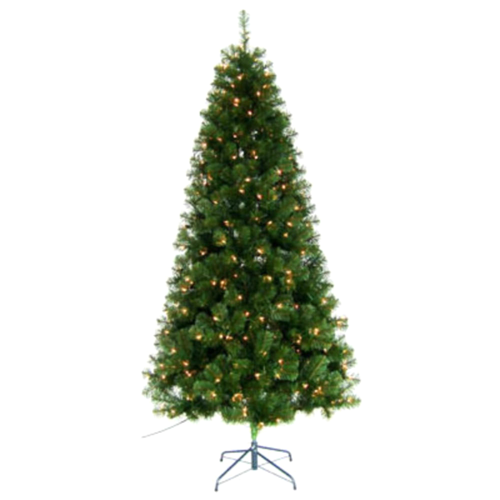 Equinox 6.5' Pre-lit Yardley Fir Artificial Christmas Tree